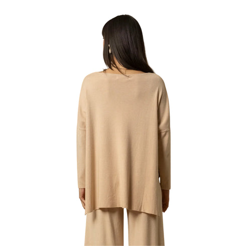 Tuta Donna con maglia ampia e pantalone con vita elasticizzata